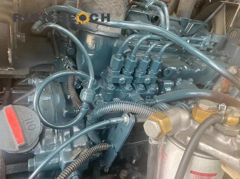 Undercarriage rollers and idler of 2025 Kubota KX185-3 used excavator, low hours, $16,667